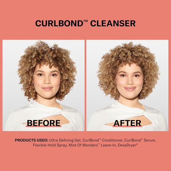 DevaCurl CurlBond Re-Coiling Mild Lather Cleanser 32 fl oz - Picture 4 of 4